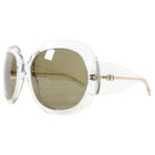 Balenciaga Edition Clear Oversized Vintage Style Sunglasses 0125/S