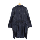Balenciaga Midnight Navy Sheen Coat - 42 / 8
