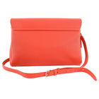 Balenciaga Le Dix Hot Coral Soft Courrier Leather Crossbody Bag
