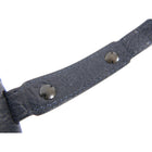 Balenciaga Dark Charcoal Grey Leather Cuff Bracelet