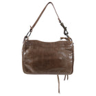 Balenciaga Brown Agneau Hip Pochette Shoulder Bag