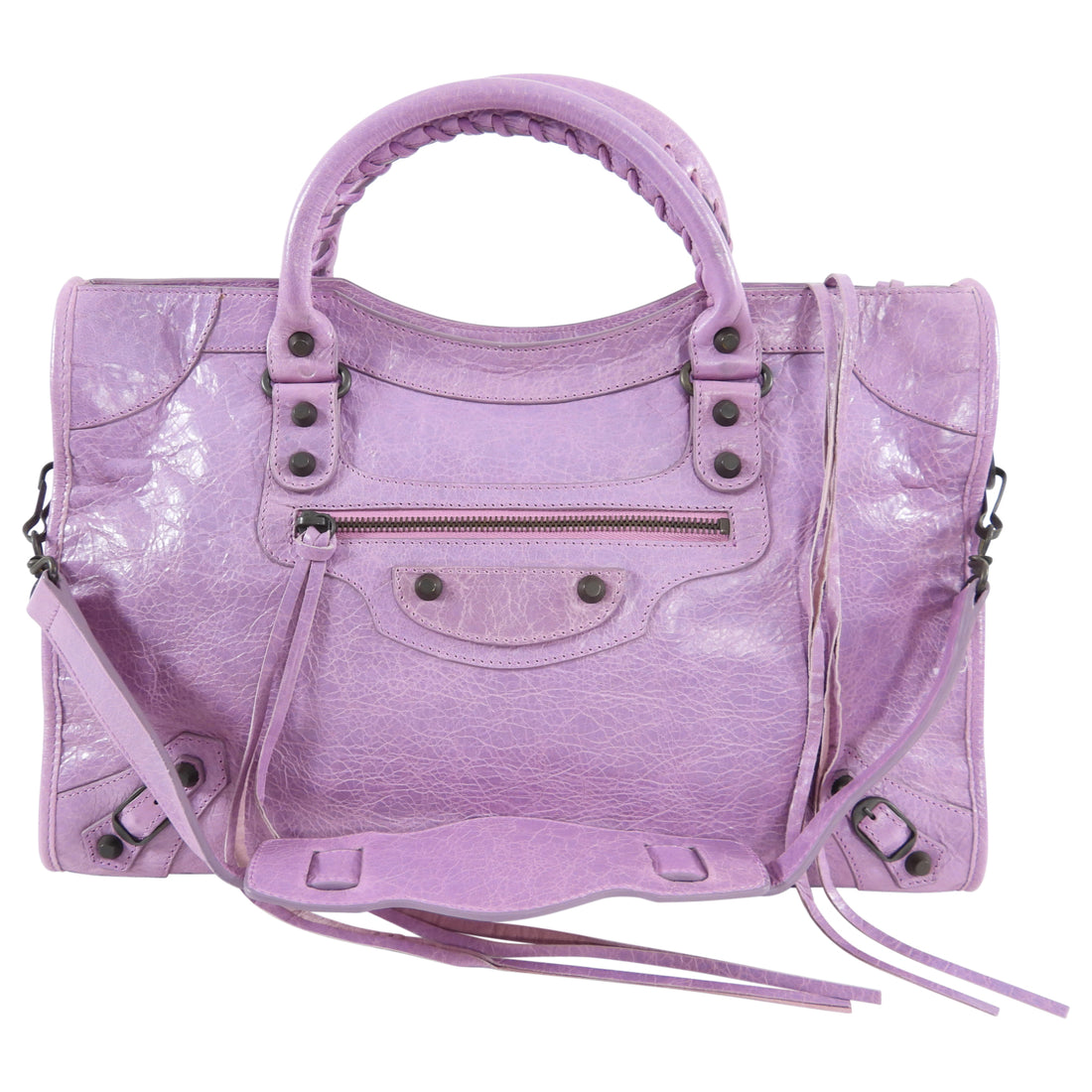 Balenciaga Classic City Medium Lambskin Lilac Purple Bag
