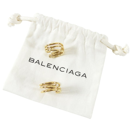Balenciaga SS2013 Goldtone Wire Rings Set