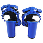 Balenciaga Blue Arena Stud Cylinder Heel Sandals - 40