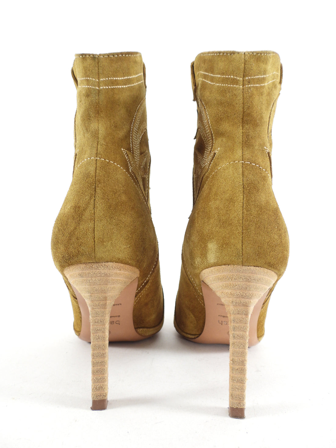 Bash Tan Suede Caitlin Western Ankle Boot - 37