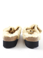 Papillio By Birkinstock Beige Shearling Sandals - 37