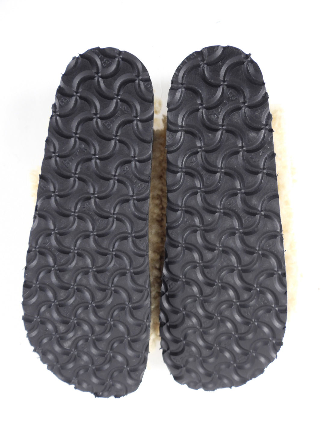 Papillio By Birkinstock Beige Shearling Sandals - 37