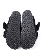 Papillio By Birkinstock Black Shearling Sandals - 37