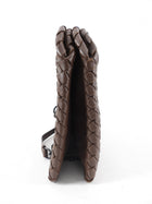 Bottega Veneta Brown Intrecciato Leather Duo Bag
