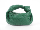 Bottega Veneta Mini Green Jodie Intrecciato Leather Hobo Bag