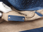 Bottega Veneta Dark Teal Blue Intrecciato Leather Garda Tote Bag