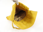 Bottega Veneta Vintage 1980's Yellow Suede Drawstring Bag