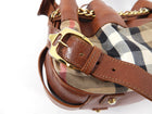 Burberry Margaret Brown Nova Check Chain Shoulder Bag