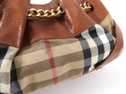 Burberry Margaret Brown Nova Check Chain Shoulder Bag