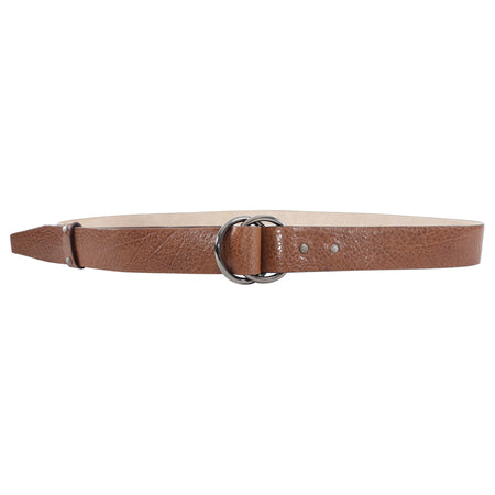 Brunello Cucinelli Brown Leather Belt - M / 34-39”