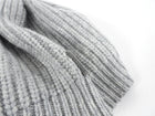 Brunello Cucinelli Light Grey Cashmere Knit Toque Hat