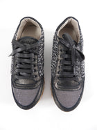Brunello Cucinelli Grey Monili Knit Sneakers - 37