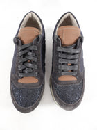 Brunello Cucinelli Grey and Brown Monili Sneakers - 38 (7.5)