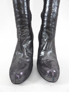 Bruno Frisoni Pewter Metallic Over the Knee Boots - 41