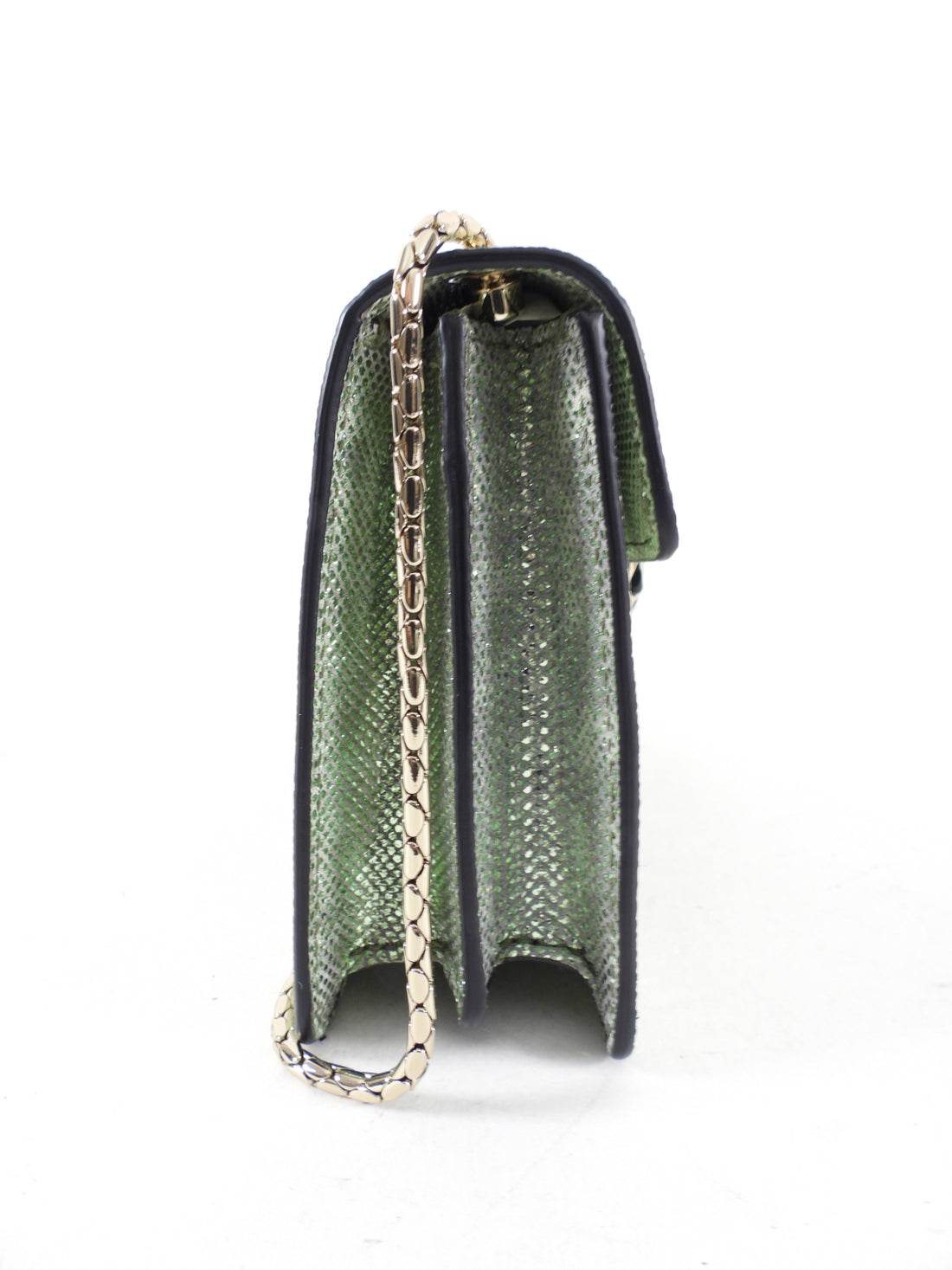 Bvlgari Serpenti Forever Crossbody Bag in Green - Fablle