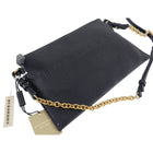 Burberry Black Peyton Embossed Logo Zip Crossbody Bag