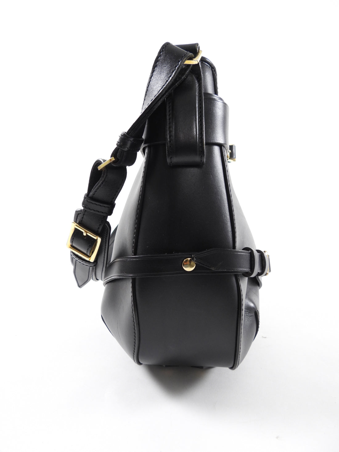 Burberry Bridle Crossbody bag Black Leather ref.551640 - Joli Closet