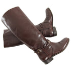 Burberry Tall Brown Leather Riding Boots - 39
