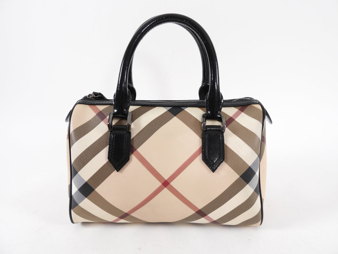 Burberry Nova Check Boston Bag - Handle Bags, Handbags - BUR55616