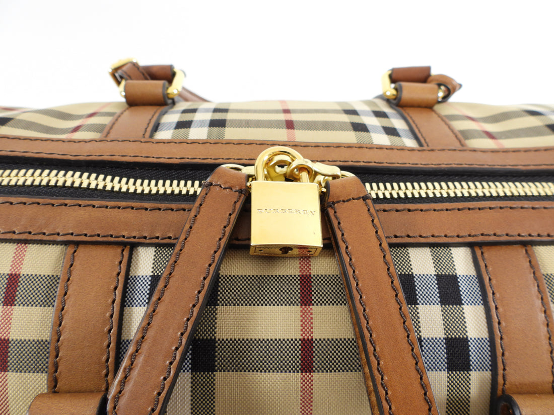 Burberry Horseferry Check Large Alchester Holdall Duffle Bag - A World Of  Goods For You, LLC