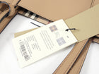 Burberry Haymarket Beige Reversible Tote Bag