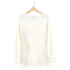 Burberry London Ivory Light Knit Long Sleeve Sweater - M