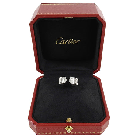 Cartier C de 18k White Gold Diamond Band Ring - 52 / 6