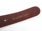 Cartier Les Must de Cartier Vintage Burgundy Leather Belt - 28-31
