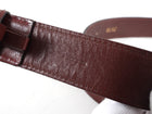 Cartier Les Must de Cartier Vintage Burgundy Leather Belt - 28-31
