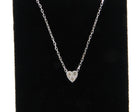 Cartier Heart of Cartier Mini 18k White Gold Diamond Heart Necklace