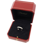 Cartier 18k White Gold Thin Love Wedding Band Ring - 55 / 7-1/4