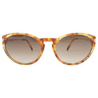 Cartier 135 Faux Tortoise Oval Sunglasses