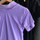 Comme des Garcons Fall 2007 Lilac Purple Layered Polo Shirt
