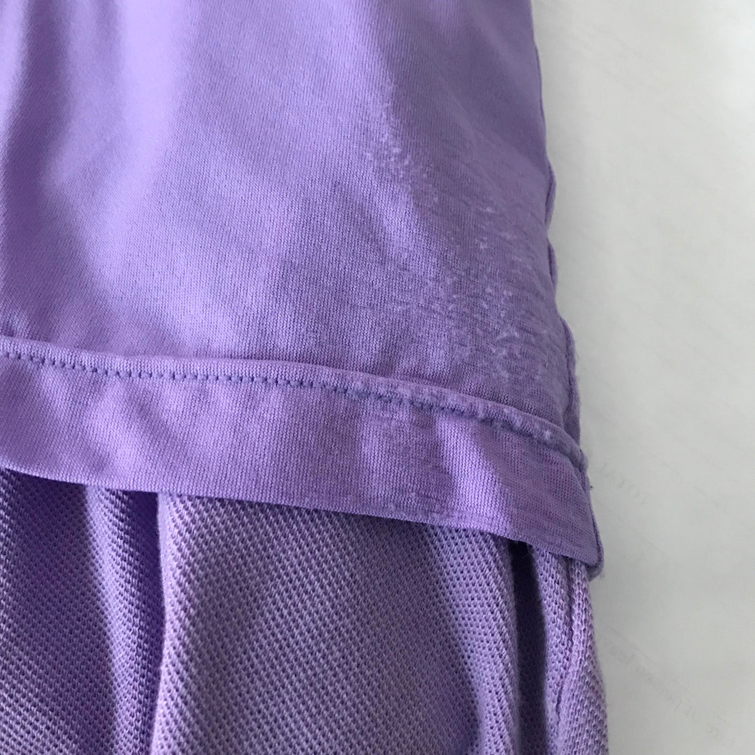 Comme des Garcons Fall 2007 Lilac Purple Layered Polo Shirt