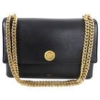 Celine Black Leather Chain Strap Triple Bag