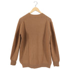 Celine Caramel Brown Cashmere Cardigan Sweater - S/M