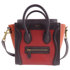 Céline Tri-Color Leather Nano Luggage Tote Crossbody Bag