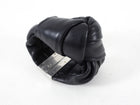 Celine Phoebe Philo Black Leather Knot Bracelet