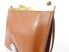 Celine Caramel Smooth Calfskin Mini Clasp Bag