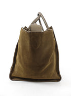 Celine Olive Green Phantom Luggage Tote Bag 