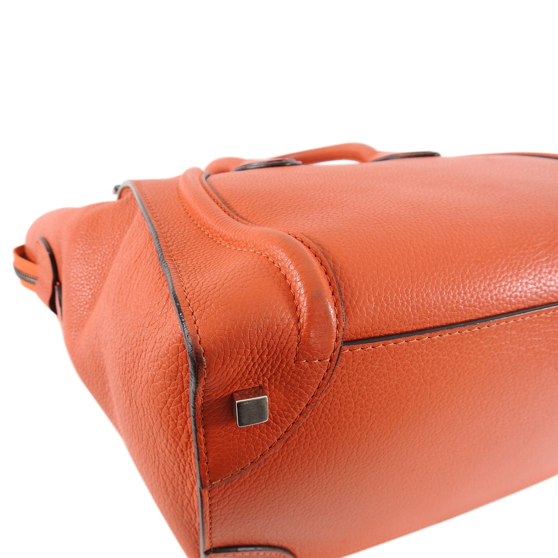 Ring leather handbag Celine Orange in Leather - 29700442