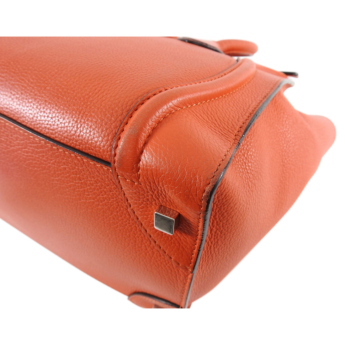 Ring leather handbag Celine Orange in Leather - 29700442