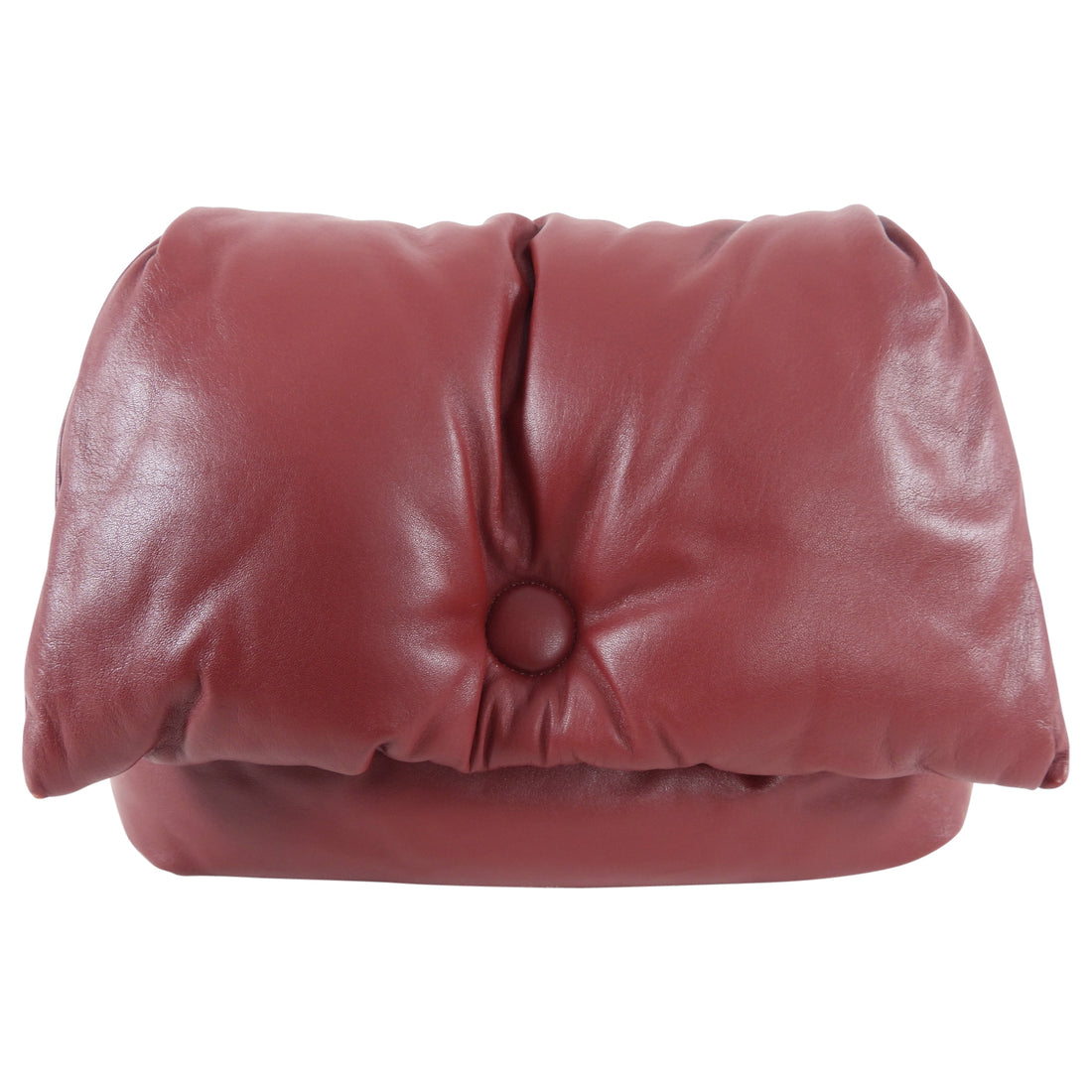 Celine Small Dark Red Pillow Shoulder Bag