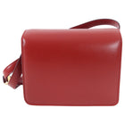 Celine Small Classic Red Leather Box Bag