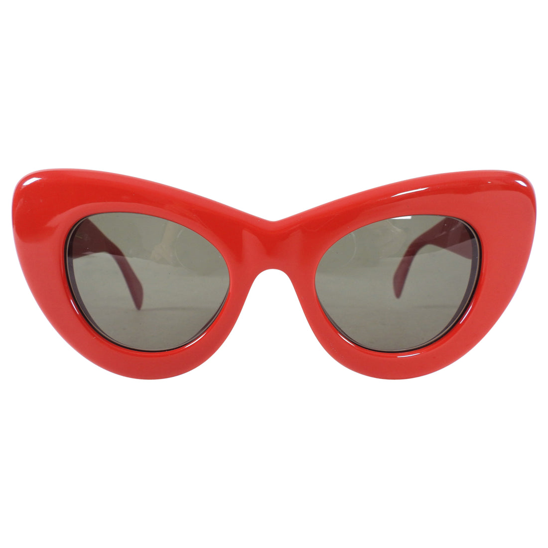 Celine Red Acrylic Cat Eye Sunglasses CL41055 - Main Image